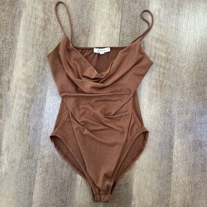 Button clasp bodysuit tank